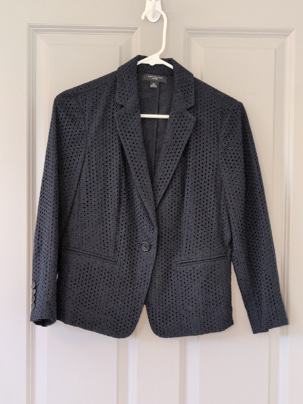 Ann Taylor Petite Eyelet Blazer